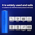 Miniatyrbilde 2 av 7: 18650 1500 mAh Apex-batteri Eksplosjonssikkert lekkasjesikkert Ladbar for lommelykt Radio Husholdningsbatteri