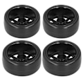 Pikkukuva 6 / 8: 4kpl alumiiniseos drift-renkaat RC-autotarvikkeet Sopii WPL D12 1/10 RC-kuorma-autoon 63MM