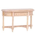 Miniatyrbillede 2 af 8: 1:12 Dukkehuse Træ Halvrund Skuffe Skrivebord Model til Dukker DIY Dukkehuse (Halvrund Skuffe Skrivebord)