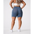 Pikkukuva 1 / 5: Saumattomat Pro Fitness-shortsit naisille - XS Tummansininen