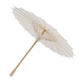 Pikkukuva 2 / 8: Lasten paperi sateenvarjo bambu ja paperi kiinalainen tyyli Elegantti valkoinen DIY paperi sateenvarjot koristeluun 28cm/11in