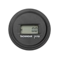 Miniatyrbillede 2 af 8: Tids- og omdrejningstæller LCD-skærm Rund Høj præcision RPM Timere til motorcykel ATV Udenbordsmotor Generator Plæneklipper
