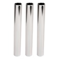 Miniatyrbild 1 av 8: 3st aluminiumlegering banfältstafettbatonger Spårbatonger Raceutrustning för löparlopp Team för löparlopp utomhus studentstafettevenemang Silver