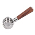 Pikkukuva 3 / 8: 54 mm pohjaton portafilteri ruostumattomasta teräksestä kahvi pohjaton portafilteri Breville 8-sarjalle 870 880 Universal A Style Red Sour Branch