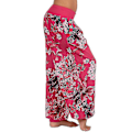 Miniatyrbillede 2 af 3: Dame Harem Bukser med Roser Print - Oversize