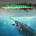 Pikkukuva 5 / 8: Y176 23cm/46g Vedenalainen Kirkasväriinen Moninivelinen Elävä Teko-Uistin Kalastusväline Swimbait Accessory3#