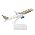 Miniatyrbilde 2 av 8: Modellfly Modellfly i Metall med Stativ Die Cast Offisielle Flymodell for Samling