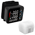 Miniatyrbillede 1 af 8: Håndledsblodtryksmåler Digital LED-display Genopladelig automatisk BP-måler med 180 aflæsningshukommelse