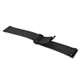 Miniatyrbillede 2 af 8: Silikonrem med hurtigspænde til sportsure med 24 mm magnetisk foldbart spænde Passer til Suunto 7 9 D5i Sort