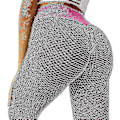 Miniatyrbild 5 av 5: Rose Yoga Leggings för kvinnor - Anti-cellulit Gym Workout Pants