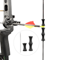Miniatyrbillede 5 af 8: Silikon Bueskydnings Fingerbeskytter Tabs Guard til Recurve og Compound Bue Sort