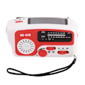 Miniatyrbilde 2 av 8: RD639 Solcelle Radio Nød Lader for Mobiltelefon Håndsveiv AM FM Radio med LED Lommelykt