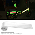 Miniatyrbillede 8 af 8: 5cmx3m Sikkerhedsreflekterende Tape Rulle Klistermærke til Trailer Biler Cykler Sølv