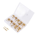 Miniatyrbilde 5 av 8: 280 stk Messing rillete muttere gjengede innsatsfester M2 M2.5 M3 sortimentsett