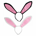 Miniatyrbild 2 av 5: 3 st/set Easter Bunny Ears Pannband Svansar fluga Set för påsk Kostym rekvisita