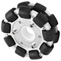 Pikkukuva 5 / 8: 100 mm kaksoisalumini pyörivä ohjauspyörä 30 kg alustarobottipakkaukselle 14054