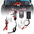 Pikkukuva 6 / 8: RC-auto Metal Winch kaukosäätimen lisävarusteilla sopii Axial SCX10 90046 D90 1/10 RC Crawler -kuorma-autolle