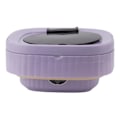 Miniatyrbillede 8 af 8: 6L Mini Bærbar Vaskemaskine Foldbar Automatisk Mini Tøjvask med Soft Spin Tør 100‑240V Lilla EU-stik