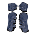 Miniatyrbild 6 av 8: Häst sena Stövlar Justerbara Öppen Front Fetlock Boot Andas Skyddshäst Hoppsen Stövlar Blå Set om 4 M