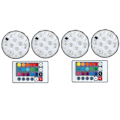 Pikkukuva 3 / 8: RGB-LED-upotusvalot vedenalaiset vedenpitävät valot kaukosäätimellä uima-altaan sisustukseen