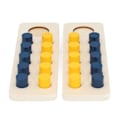 Miniatyrbillede 3 af 8: Træ Tællepinde Legetøj med Opbevaringspose Ti Gitter Array Uddannelsesmæssige Nummer Sortering Matematik Spil