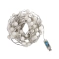 Miniatyrbild 7 av 8: Ball String Light 100 lysdioder 16 färger USB-driven dekorativ lampslinga med fjärrkontroll för Gardinvardagsrum