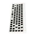 Miniatyrbild 3 av 8: Gör-det-själv-mekaniskt tangentbordssats 68 nycklar RGB Ergonomic Switch Hot Swap Stark ABS Custom Gaming Tangentbord Vit