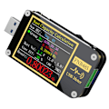 Miniatyrbillede 6 af 8: 9-bens USB-spændingsmåler Skærm Vendfunktion Gravity Sensor Multifunktionel USB Amperemeter Tester FNB48