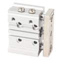 Miniatyrbillede 7 af 8: 3 stang 3 aksel luftcylinder højstyrke stempelstang Magnetisk positionering pneumatisk cylinder