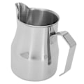 Miniatyrbild 8 av 8: Mjölkskummare Kaffeångande kanna 304 rostfritt stål Kaffe Mjölkkopp Mjölkskummare Cup Olecranon Typ Utlopp Silver 350ML