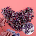 Pikkukuva 7 / 8: Kiillotetut luonnonkvartsin palaset (violetti)