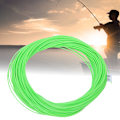 Miniatyrbillede 6 af 8: Nylon Flyfiskesnor med Flydende Loop Modvægt Fiskegrej Tilbehør Citron Grøn