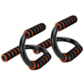 Miniatyrbilde 7 av 8: 1 par/sett S-type Push Up-stativ Kroppsbygging Fitness Push-up-stenger med skum polstrede grep