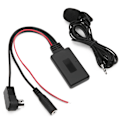 Pikkukuva 2 / 8: Bluetooth 5.0 AUX-kaapeliadapter mikrofonilla Handsfree Sopii Alpine CDA-9857 CDA-9886 CDA-117