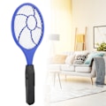Miniatyrbild 5 av 8: Tre lager Elektrisk flugmyggsmällare Bug Zapper Racket Insektsdödare (blå)