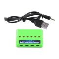 Miniatyrbillede 1 af 8: 6 i 1 multifunktionslader til Syma X5C Quadrotor Drone 3.7V Li po batteri