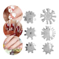 Miniatyrbillede 8 af 8: 6 stk Nail Art Kantklipper Negleforms Clipper Styling Negleskabeloner Værktøj