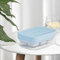 Pikkukuva 5 / 8: 6 Lokeroinen Mini Jääkuutio Muotti Jääteko Summer Ice Säilytyslaatikko Mini Jää Rasva Kotiin Sininen