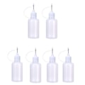 Miniatyrbillede 1 af 8: 6 stk 30 ml nålespids limflaske DIY Papirkunst Quilling Tool flaske nål flaske applikator