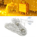 Miniatyrbild 4 av 8: Net Mesh String LED Lights 4,9x4,9ft Vattentät Utomhus Jul Net Lights för jul Utomhusbröllop