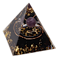 Miniatyrbillede 5 af 8: 5 cm Orgonitpyramide til positiv energilagning Krystalpyramidemeditation Orgonitpyramider Chakra Zodiac Energy Generator Stenbukken