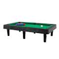 Miniatyrbillede 7 af 8: Mini billardbord interaktiv simulering Miniature billard billardspil sæt til skrivebordsdekoration pynt