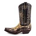 Miniatyrbild 4 av 5: Färgblock Python Broderi Western Boots för Män