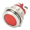 Miniatyrbillede 4 af 8: 0,6 tommer LED-indikator Lyssignal Lys Flamskyttet base IP66 Vandafvisende Universal (rød)