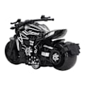 Miniatyrbild 3 av 8: Alloy Simulering Motorcykel Modell Cool Tiny Pull Back Motorcykelleksak för 3+ år (svart)