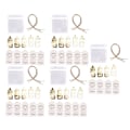 Miniatyrbillede 1 af 8: 24 sæt Sutteflaskeåbner Zink Legering Sød Sutteflaskeformet Flaskeåbner Babyshower Gave til Babyshower Fest Guld