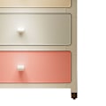 Miniatyrbild 7 av 8: Förvaringsskåp för hem PP Macaron Färg Stor kapacitet Flerlagerslåda Förvaringsskåp för kontor i sovrummet 3 lager
