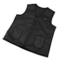 Miniatyrbillede 7 af 8: Opvarmet Vest med USB-port Sort Dual Control 7 Zone Varme Smart Varmevest til Udendørs Motorcykelcamping M