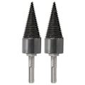 Miniatyrbild 1 av 8: 2st Twist Wood Splitter Wood Cone Punch Borr Split Tool Hardware 32mm