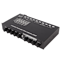 Miniatyrbild 2 av 8: Bilstereo Equalizer Justerbar 5 Bands Exakt Tuning EQ Tuning Crossover Förstärkare Grafisk Equalizer